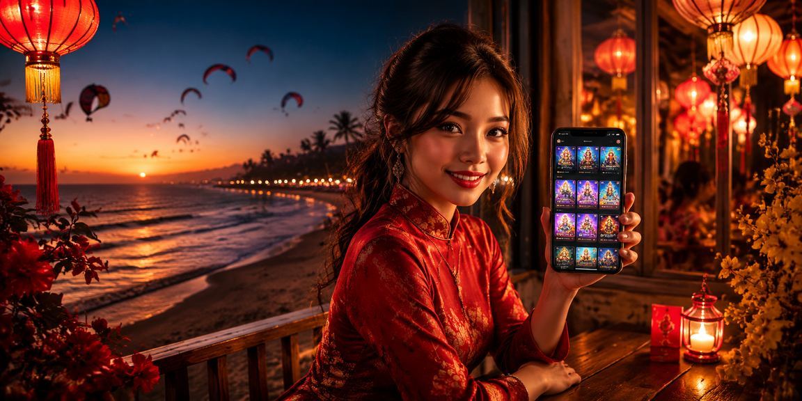 Người dùng Hội An trải nghiệm casino di động tại quán cà phê